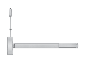 PHI Precision FL2202LBR Fire Rated Surface Vertical Rod Exit Device, Dummy Trim Prep, Less Bottom Rod