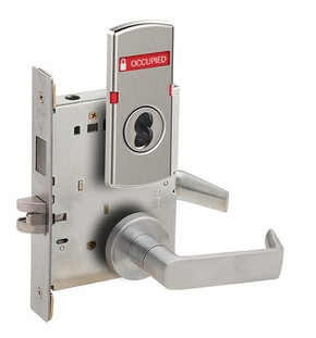 Schlage L9473J 06A L283-722 Dormitory/Bedroom Mortise Lock w/ Exterior Vacant/Occupied Indicator