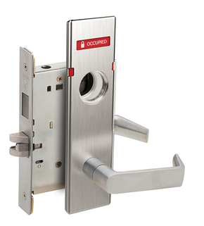 Schlage L9473L 06N L283-722 Dormitory/Bedroom Mortise Lock w/ Exterior Vacant/Occupied Indicator