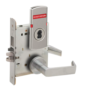 Schlage L9480B 06A OS-DND Storeroom Mortise Lock w/ Exterior Do Not Disturb Indicator