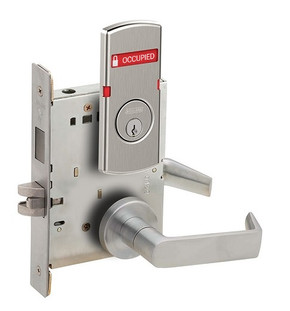 Schlage L9466P 06A L283-722 Utility Room/Storeroom Mortise Lock w/ Exterior Vacant/Occupied Indicator