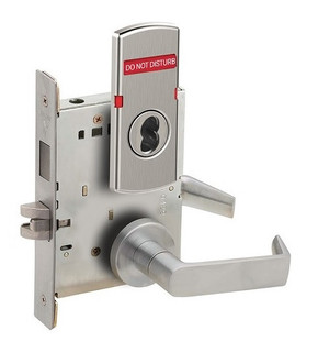 Schlage L9466B 06A L283-723 Utility Room/Storeroom Mortise Lock w/ Exterior Do Not Disturb Indicator