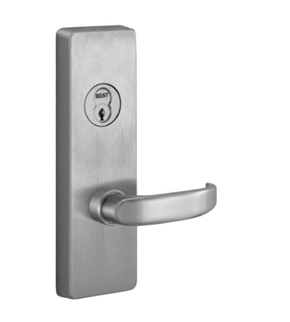 PHI Precision V4908D Vandal Resistant Exit Device Trim, Key Controls Lever, "D" Lever Design