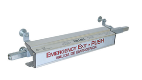Precision Arm-A-Dor A101-001 Security Exit Device, Automatic Relock, No Alarm, For 3' to 4' Doors