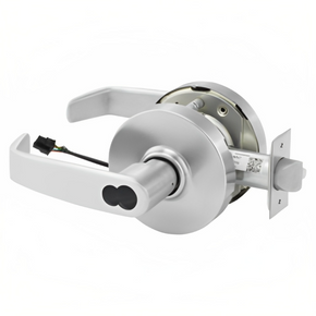 Sargent 2870-10G71-12V Electromechanical Cylindrical Lever Lock (Fail Secure), Accepts Small Format IC Core (SFIC)
