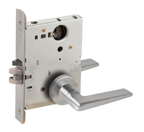 Schlage L9082L 05A Institution Mortise Lock, Less Cylinder