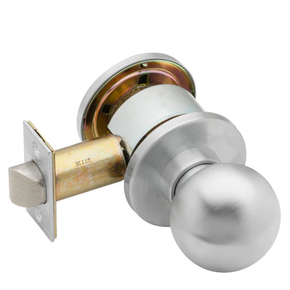 Schlage D25D ORB Exit Cylindrical Lock, Orbit Knob