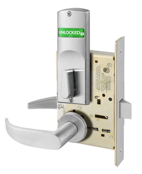 Sargent V01-8265 LNP Privacy Bath/Bedroom Mortise Lock w/ Unlocked/Locked Indicator