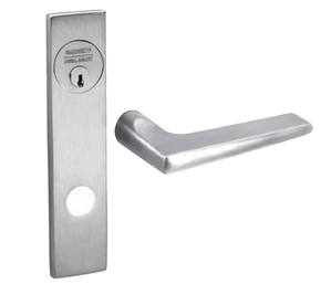 Sargent TR-8225 LE1F Dormitory or Exit Mortise Trim Pack, LE1 Escutcheon, F Lever