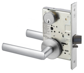 Accentra (Yale) VIR8805FL Storeroom or Closet Mortise Lever Lock, Virginia Style