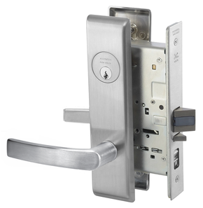 Accentra (Yale) MOCN8807FL Entry Mortise Lever Lock, Monroe Style Accentra (Yale) MOCN8807FL Entry Mortise Lever Lock, Monroe Style
