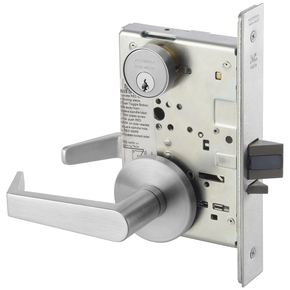 Accentra (Yale) AUR8808-2FL Intruder Latchbolt Mortise Lever Lock, Augusta Style Accentra (Yale) AUR8808-2FL Intruder Latchbolt Mortise Lever Lock, Augusta Style