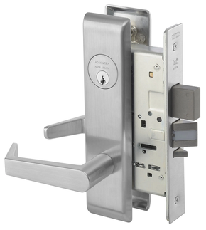 Accentra (Yale) AUCN8820FL Hotel Guest Mortise Lever Lock, Augusta Style Accentra (Yale) AUCN8820FL Hotel Guest Mortise Lever Lock, Augusta Style