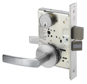 Yale MOR8822FL Dormitory or Exit Mortise Lever Lock, Monroe Style