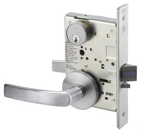 Accentra (Yale) MOR8824FL Holdback Mortise Lever Lock, Monroe Style Accentra (Yale) MOR8824FL Holdback Mortise Lever Lock, Monroe Style