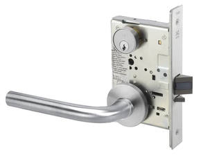 Accentra (Yale) PNR8829FL 626 Closet Mortise Lever Lock, Pinehurst Style, Satin Chrome Finish