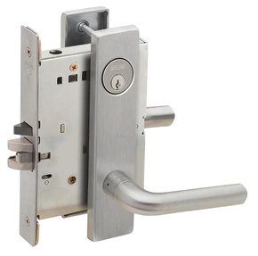 Schlage L9050P 02L Mortise Entrance/Office Lock w/ 02 Lever and L Escutcheon