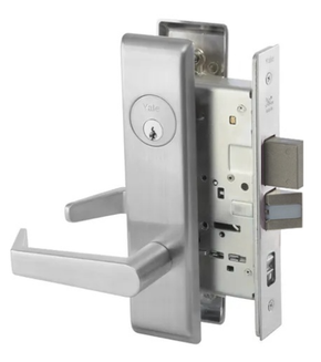 Yale AUCN8867FL Dormitory or Exit Mortise Lever Lock, Augusta Style