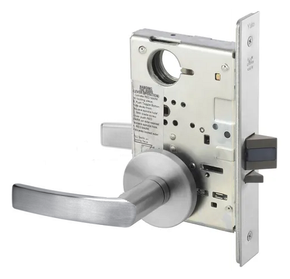 Yale MOR8808-2FL LC Intruder Latchbolt Mortise Lever Lock, Less Cylinder