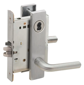 Schlage L9050J 02L Mortise Entrance/Office Lock, Accepts Large Format IC Core (LFIC)