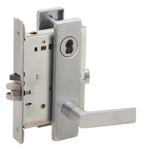 Schlage L9080J 01L Storeroom Mortise Lock, Accepts Large Format IC Core (LFIC)