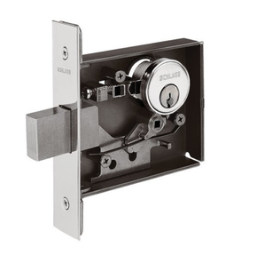 Schlage L460P L283-721 Cylinder x thumbturn Small Case Mortise Deadbolt w/ Exterior LOCKED/UNLOCKED Indicator