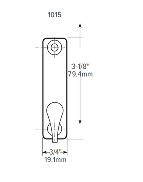 Adams Rite 1015-11-32 Turn Trim, Parallel Drive, 1-55/64" Spindle