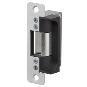Adams Rite 7160 Electric Strike, Flat Faceplate w/ Radius Corners for Aluminum Jamb