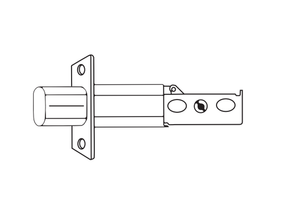 Accentra (Yale) D34 Deadbolt Assembly for D100, D200 Series, 2-3/4" Backset