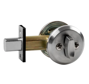 Accentra (Yale) D142 Blank Plate x Thumbturn Deadbolt, 2-3/4" Backset