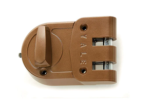 Accentra (Yale) 197 Jimmy Proof Deadlock, Single Cylinder, Angle Strike, Sprayed Brass Finish