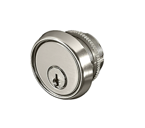 Securitron MKC-KA Conventional Mortise Cylinder for MK Series, Keyed Alike, Satin Chromium Plated