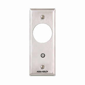 Securitron MKN Mortise Keyswitch, Momentary, SPDT, Narrow Stile, Stainless Steel