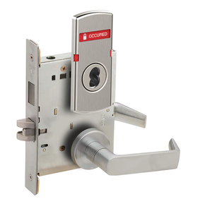 Schlage L9466J 06A IS-OCC Utility Room/Storeroom Mortise Lock w/ Interior Vacant/Occupied Indicator