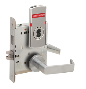 Schlage L9466J 06A IS-DND Utility Room/Storeroom Mortise Lock w/ Interior Do Not Disturb Indicator