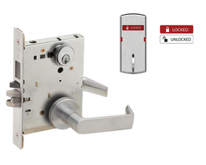 Schlage L9480P 06A L283-711 Storeroom Mortise Lock w/ Interior Locked/Unlocked Indicator