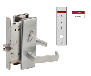 Schlage L9040 06N L283-712 Bath/bedroom Privacy Mortise Lock w/ Interior Vacant/Occupied Indicator