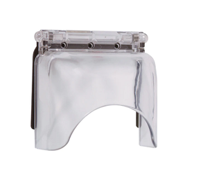 STI-6516 Mini Bopper Stopper w/ Spring Loaded Hinge, Clear