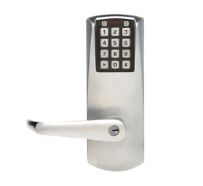 Dormakaba E-Plex E201UXSLL Electronic Pushbutton Exit Trim w/ Schlage C Keyway