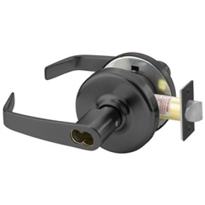 Corbin Russwin CL3132 NZD 722 M08 Grade 1 Institutional/Utility Cylindrical Lever Lock Accepts Small Format IC Core (SFIC) Black Oxidized Bronze, Oil Rubbed Finish