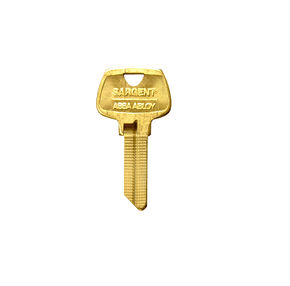 Sargent 6265U 6-pin Key Blank w/ U Keyway