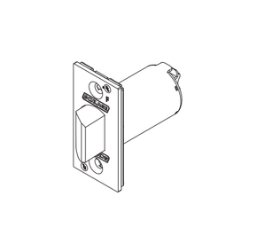 Falcon 23981137 626 2-3/4" Springlatch, Square Corner, 1-1/8" x 2-1/4" for T Series, Satin Chrome Finish