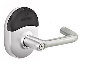 Schlage Electronics NDEB TLR 626 Mobile Enabled Wireless Cylindrical Lever Lock w/ Tubular Style, Satin Chrome Finish