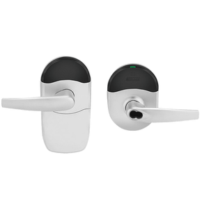 Schlage Electronics NDEBJSAR ATH 626 Mobile Enabled Wireless Cylindrical Lever Lock w/ Sargent LFIC Prep, Less Core, Satin Chrome Finish
