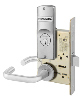 Sargent V44-8225 LNJ 26D Dormitory/Exit Mortise Lock w/ Both Sides Unlocked/Locked Indicator