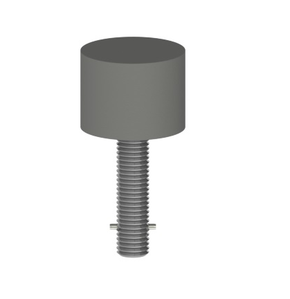 Hager 269F US2C Heavy Duty Floor Stop, Zinc Plated Finish