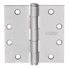 Mckinney MP79 4-1/2X4-1/2 MacPRO Five Knuckle Full Mortise Hinge, Standard Weight, Plain Bearing