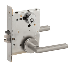 Schlage L9071P LATA Classroom Security Mortise Lock, Conventional Cylinder w/ Latitude Lever and A Rose