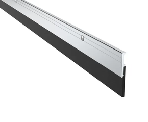Pemko 321CN Fire Rated Door Bottom Sweep w/ Neoprene Insert, Satin Aluminum Finish