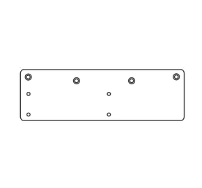 Accentra (Yale) 487 Low Ceiling Clearance Drop Plate for 4400 Series